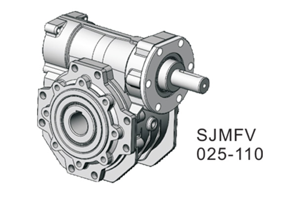 SJMFV 025-110單/雙輸出軸蝸輪蝸桿減速機