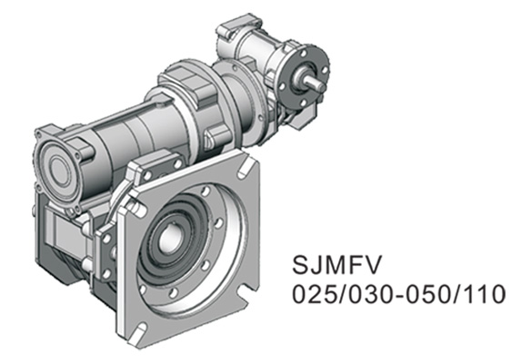 SJMFV 025/030-050/110單/雙輸出軸蝸輪蝸桿減速機